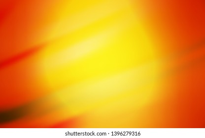Light Orange vector colorful blur backdrop. New colored illustration in blur style with gradient. Background for designs.
