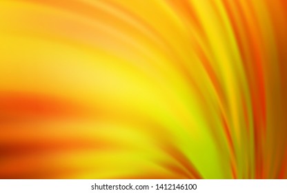 Light Orange vector colorful blur background. Shining colored illustration in smart style. Completely new design for your business.