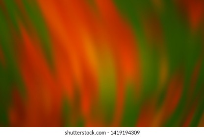 Light Orange vector colorful blur background. Creative illustration in halftone style with gradient. Background for designs.