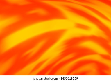 Light Orange vector colorful blur backdrop. Creative illustration in halftone style with gradient. Smart design for your work.