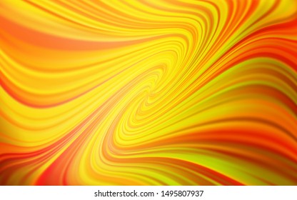 Light Orange vector colorful blur backdrop. Abstract colorful illustration with gradient. New style for your business design.