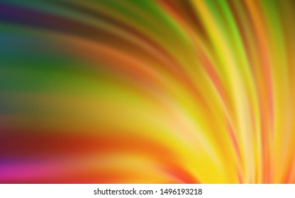 Light Orange vector colorful blur background. Modern abstract illustration with gradient. Background for a cell phone.