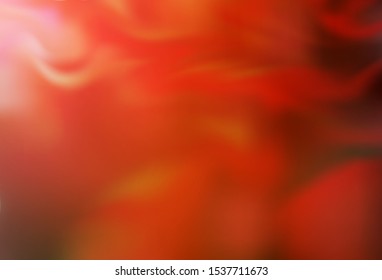 Light Orange vector colorful blur backdrop. Colorful abstract illustration with gradient. Blurred design for your web site.