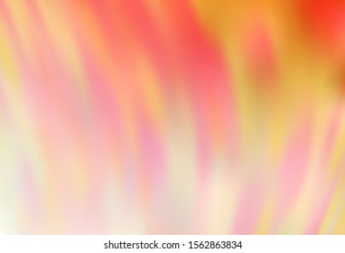 Light Orange vector colorful blur background. Creative illustration in halftone style with gradient. New style for your business design.