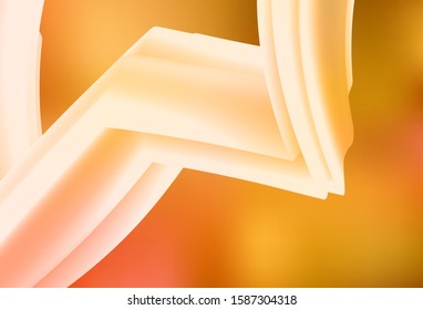 Light Orange vector colorful blur background. Abstract colorful illustration with gradient. New way of your design.