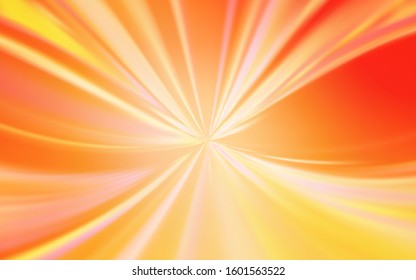 Light Orange vector colorful blur background. Abstract colorful illustration with gradient. Completely new design for your business.