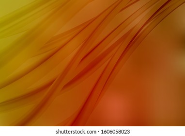 Light Orange vector colorful blur backdrop. Colorful abstract illustration with gradient. Completely new design for your business.