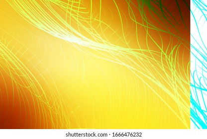 Light Orange vector colorful blur backdrop. New colored illustration in blur style with gradient. The best blurred design for your business.