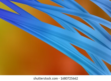 Light Orange vector colorful blur backdrop. Abstract colorful illustration with gradient. New design for your business.