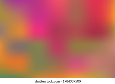 Fondo difuso colorido del vector de luz naranja. Ilustración colorida abstracta con gradiente. Nuevo diseño de estilo para tu libro de marca.