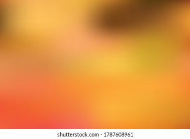 Light Orange vector colorful blur background. Creative illustration in halftone style with gradient. New design for your business.