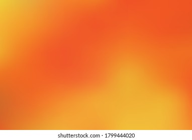 Light Orange vector colorful blur background. Glitter abstract illustration with gradient design. Smart design for your work.