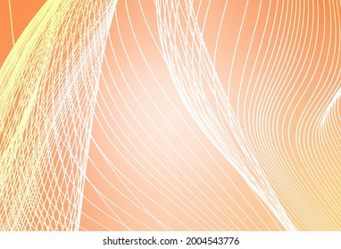 Light Orange vector colorful blur backdrop. Shining colorful illustration in smart style. The best blurred design for your business.