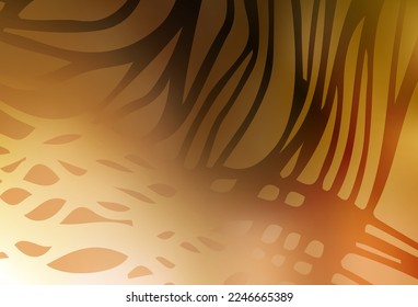Light Orange vector colorful blur backdrop. Modern abstract illustration with gradient. New style for your business design.