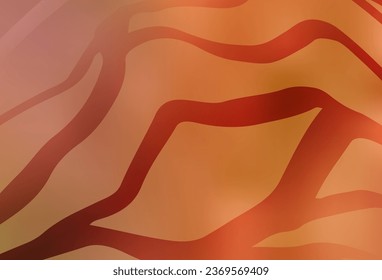 Light Orange vector colorful blur backdrop. A completely new colored illustration in blur style. New design for your business.