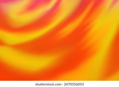 Light Orange vector colorful blur backdrop. Shining colored illustration in smart style. Completely new design for your business.