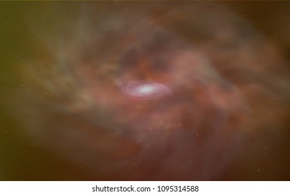 Light Orange vector cover with astronomical stars. Modern abstract illustration with Big Dipper stars. Pattern for astrology websites.