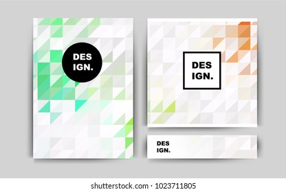 Light Orange vector cover for Envelopes. Glitter abstract design concept with text box. Pattern can be used as a template for calendars.