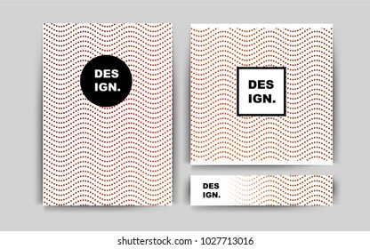 Light Orange vector cover for Envelopes. Glitter abstract design concept with text box. Completely new template for your brand book.