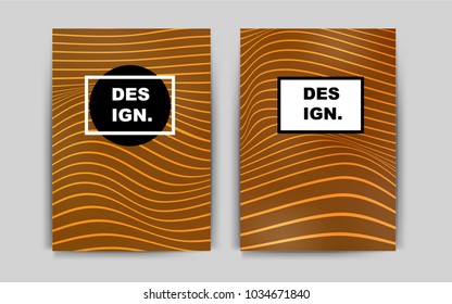 Light Orange vector cover for Envelopes. Beautiful colored sample in A4 size. New design for a poster, banner of your website.