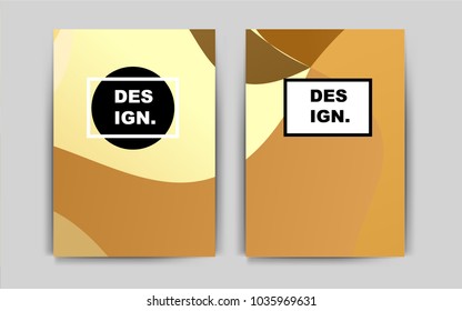 Light Orange vector cover for Envelopes. Modern abstract design concept with colorful gradient. Beautiful design for cover of notepads.
