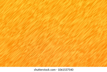 Light Orange vector cover with long lines. Shining colored illustration with narrow lines. Smart design for your business advert.