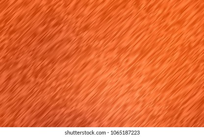 Light Orange vector cover with long lines. Shining colored illustration with narrow lines. The pattern can be used for busines ad, booklets, leaflets