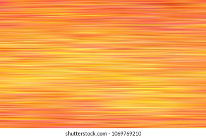 Light Orange vector cover with long lines. Shining colored illustration with narrow lines. The pattern can be used as ads, poster, banner for commercial.