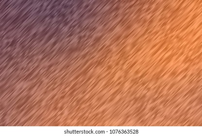 Light Orange vector cover with long lines. Shining colored illustration with narrow lines. The pattern can be used for websites.