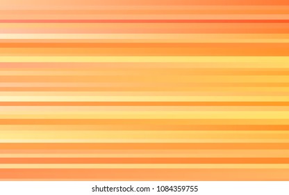 Light Orange vector cover with long lines. Lines on blurred abstract background with gradient. Best design for your ad, poster, banner.