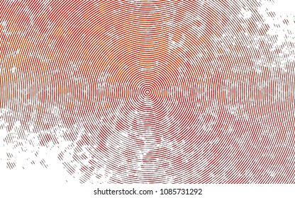 Light Orange vector cover with long lines. Lines on blurred abstract background with gradient. The pattern can be used for websites.