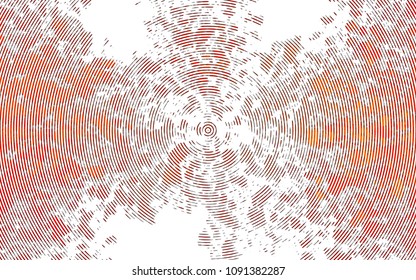 Light Orange vector cover with long lines. Modern geometrical abstract illustration with staves. The pattern can be used for busines ad, booklets, leaflets