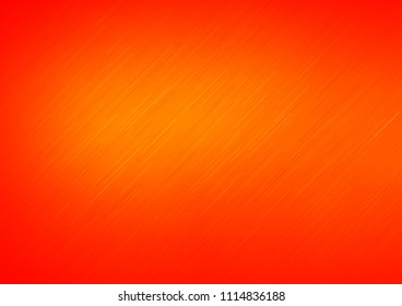 Light Orange vector cover with long lines. Blurred decorative design in simple style with lines. The template can be used as a background.