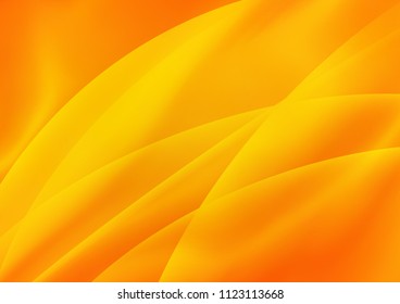 Light Orange vector cover with long lines. Lines on blurred abstract background with gradient. Best design for your ad, poster, banner.