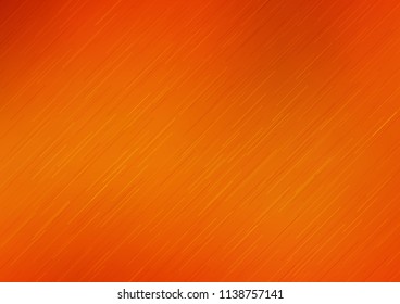 Light Orange vector cover with long lines. Lines on blurred abstract background with gradient. The pattern can be used for websites.