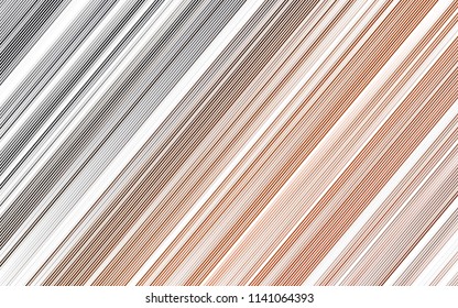 Light Orange vector cover with long lines. Blurred decorative design in simple style with lines. The template can be used as a background.