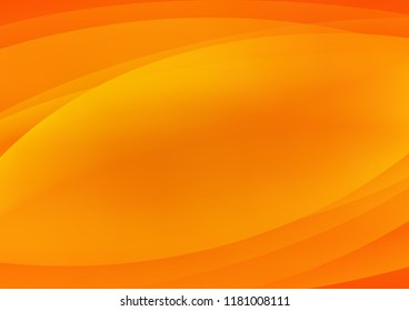 Light Orange vector cover with long lines. Shining colored illustration with narrow lines. The pattern can be used as ads, poster, banner for commercial.