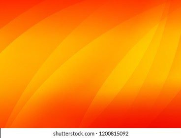 Light Orange vector cover with long lines. Blurred decorative design in simple style with lines. The pattern can be used for websites.