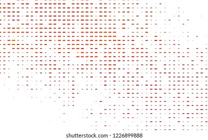 light Orange vector cover with long lines. Lines on blurred abstract background with gradient. The pattern can be used for websites.