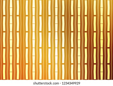 Light Orange vector cover with long lines. Glitter abstract illustration with colored sticks. Best design for your ad, poster, banner.