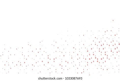 Light Orange vector cover with mathematic symbols. Colored mathematic signs with gradient on white background. Template can be used as a background for ads of typography.