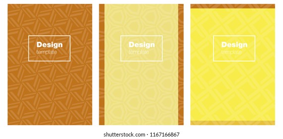 Light Orange vector cover for notebooks. Beautiful colorful sample in abstract style. Design for cover of books, notepads.