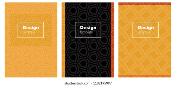 Light Orange vector cover for notebooks. Web interface on abstract background with colorful gradient. Design for cover of books, notepads.