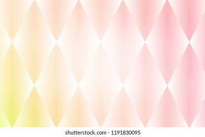 Light Orange vector cover in polygonal style. Glitter abstract illustration with rectangular shapes. Smart design for your business advert.