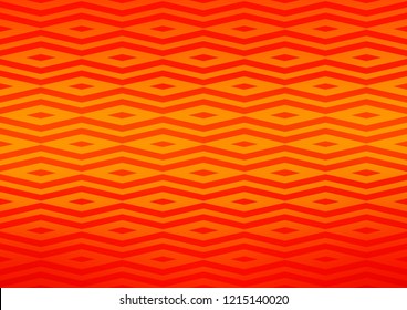 Light Orange vector cover in polygonal style. Triangles on abstract background with colorful gradient. Pattern for busines ad, booklets, leaflets
