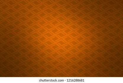 Light Orange vector cover in polygonal style. Abstract gradient illustration with rectangles. Smart design for your business advert.