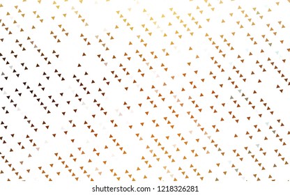 Light Orange vector cover in polygonal style. Illustration with set of colorful triangles. Pattern can be used for websites.