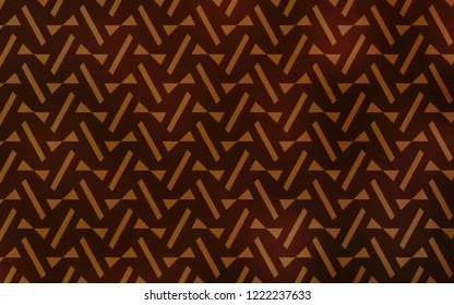 Light Orange vector cover with polygonal style. Beautiful illustration with triangles in nature style. Pattern for commercials.