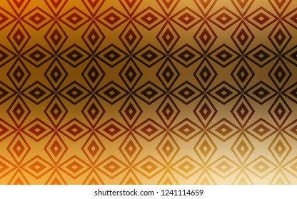 Light Orange vector cover in polygonal style. Abstract gradient illustration with rectangles. Smart design for your business advert.