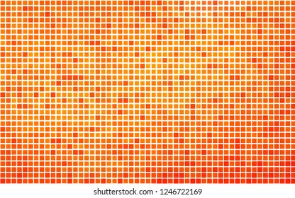 Light Orange vector cover in polygonal style. Illustration with set of colorful rectangles. Pattern can be used for websites.